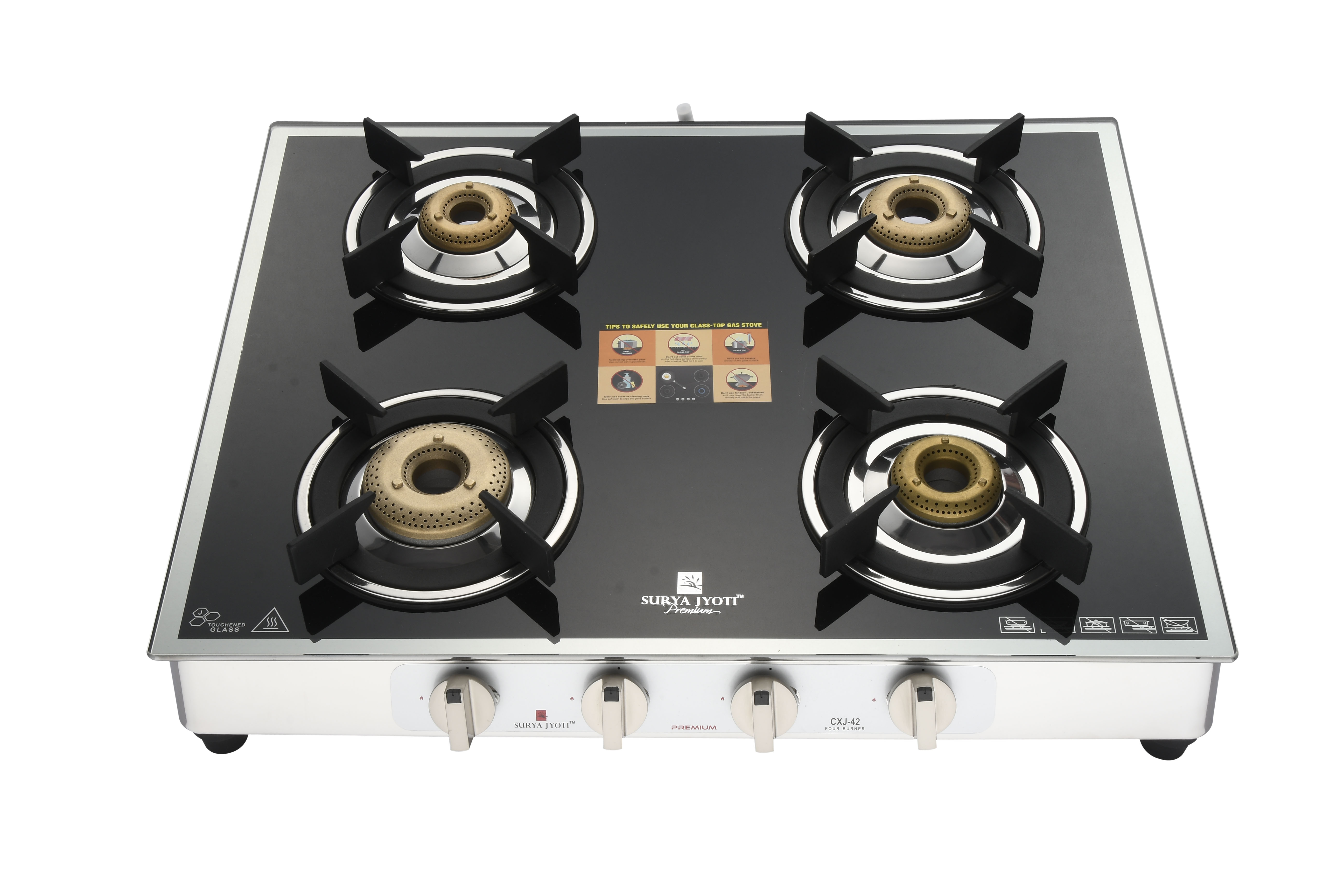 jyoti glass top gas stove